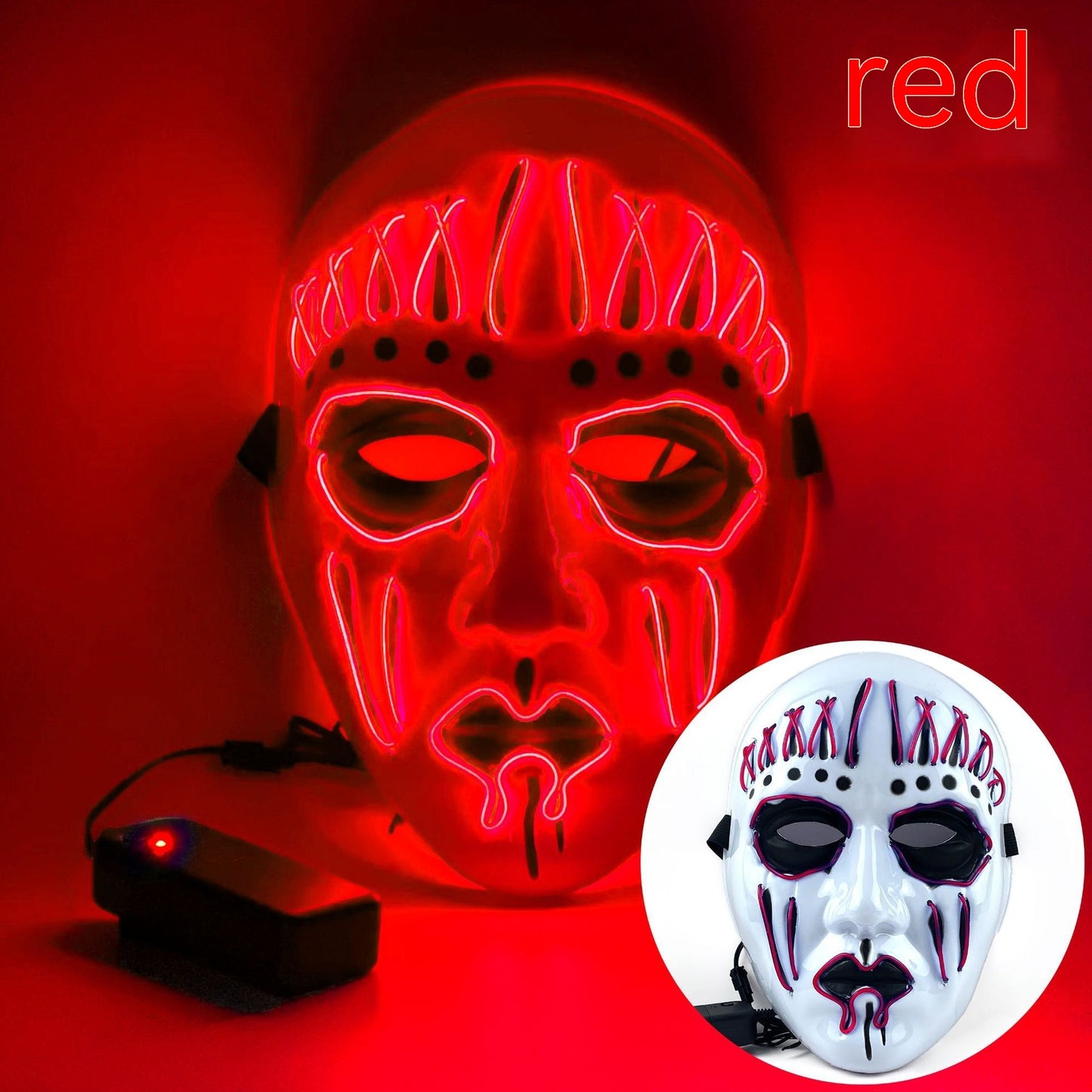 EL Cold Light Mask for Halloween Performance