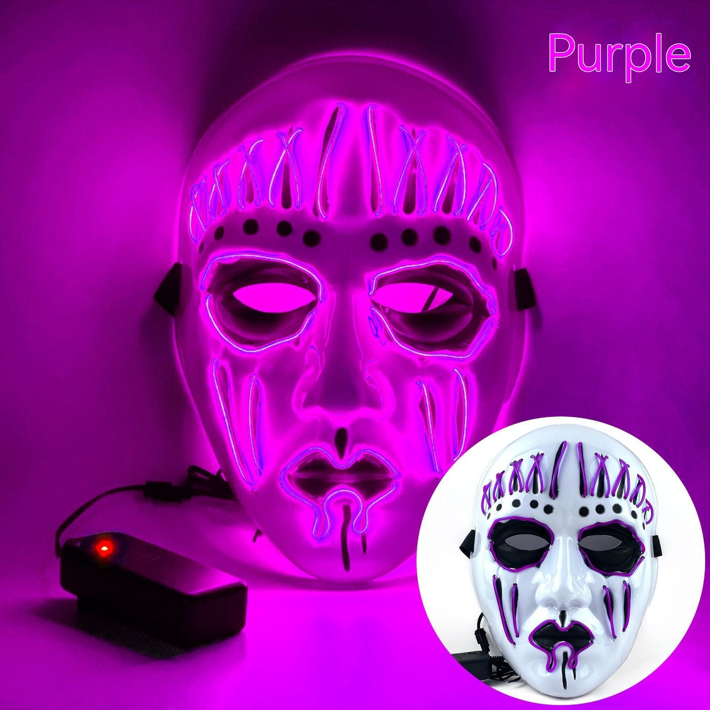 EL Cold Light Mask for Halloween Performance