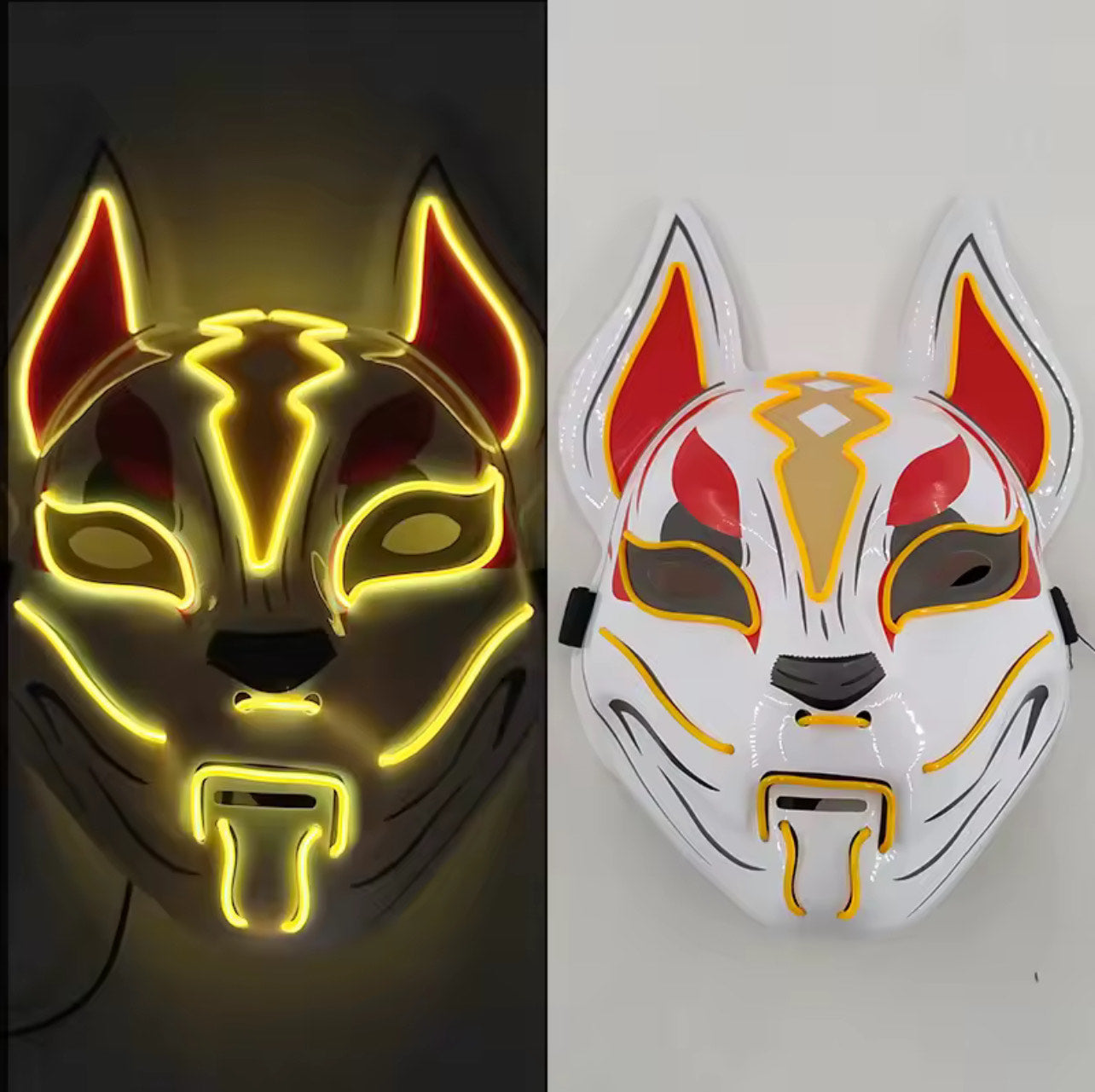 Fox Mask Led Light Mask