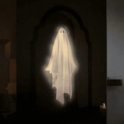 Ghost Mirror 2025 Halloween Ghost Decorations, Halloween Hologram Ghost Mirror, Spooky Scary Ghosts Decor, Hallowmas Party Supplies