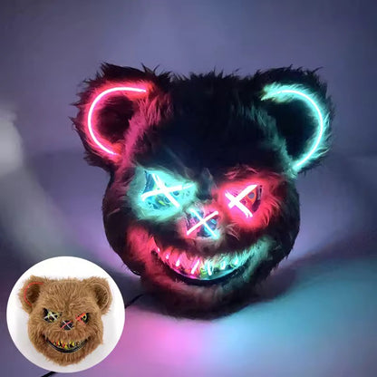 Scary Bloody Bear Light Mask