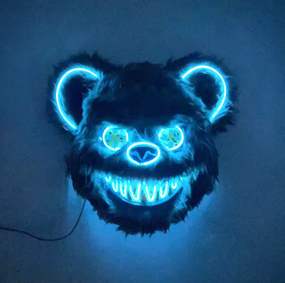 Scary Bloody Bear Light Mask