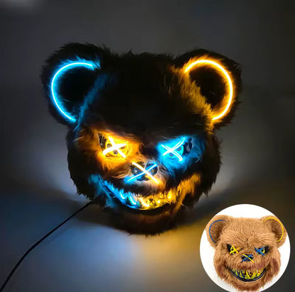 Scary Bloody Bear Light Mask